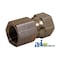 A & I Products Female JIC Swivel X Female NPT Straight Adapter 3.75" x4" x2" A-43D25 - alternate 3
